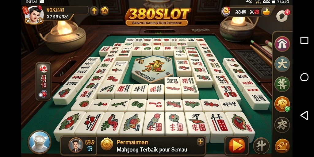 Tangkapan layar menampilkan gameplay menarik dari 380SLOT Mahjong.