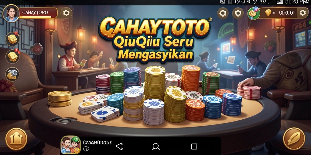 Tampilan gameplay QiuQiu di CAHAYATOTO yang menarik.