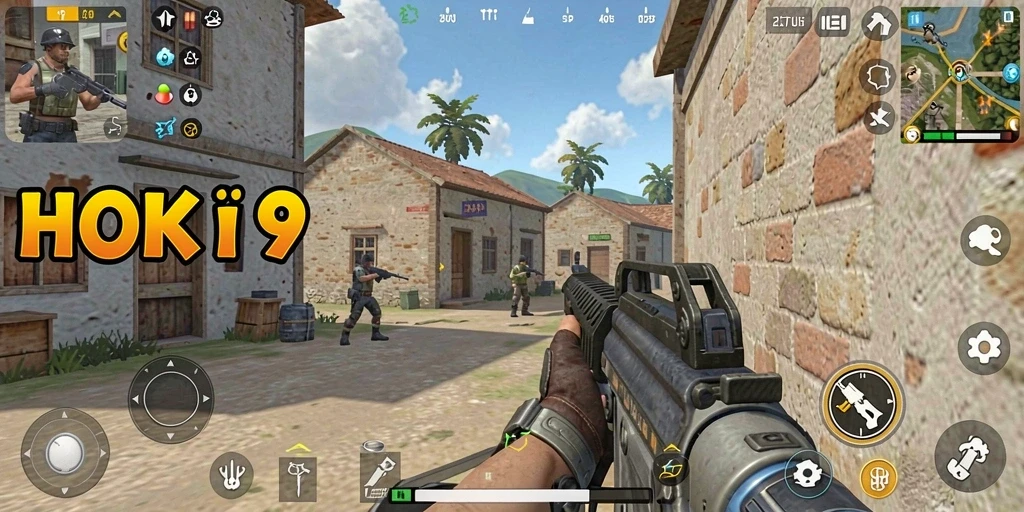 Tampilan gameplay HOKI9 yang seru dan intens.