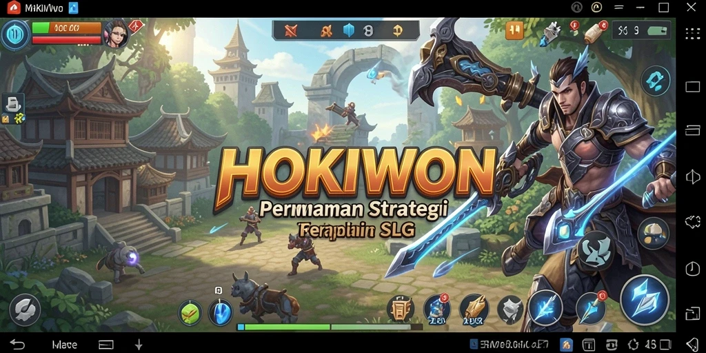 Tampilan gameplay HOKIWON yang menegangkan dan menantang.