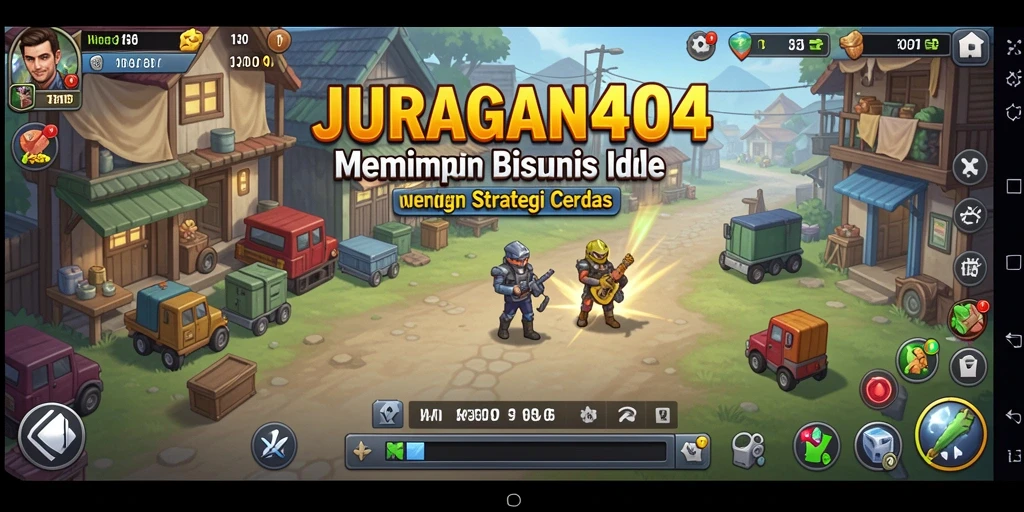 Tampilan gameplay JURAGAN404 yang menarik dan penuh warna.
