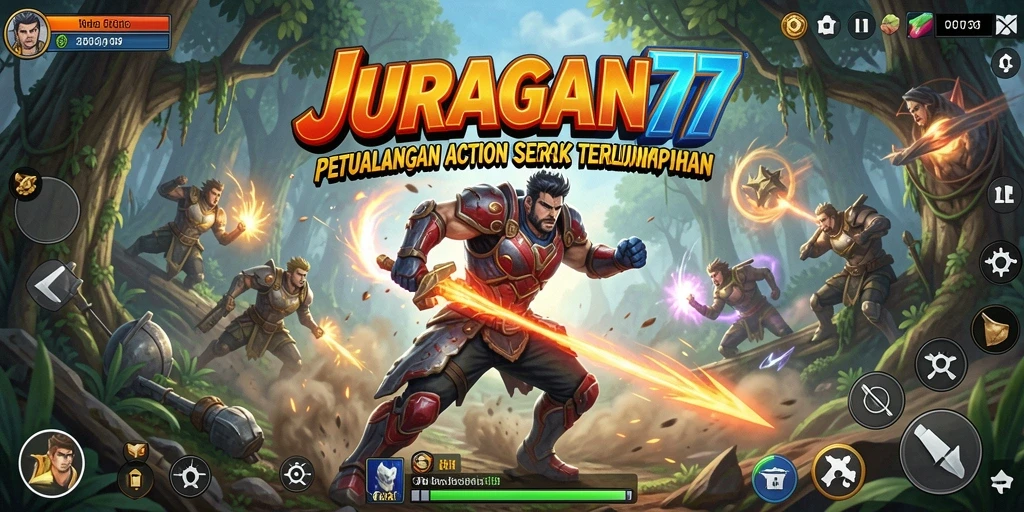 Tampilan gameplay JURAGAN77 yang memukau dan penuh aksi.