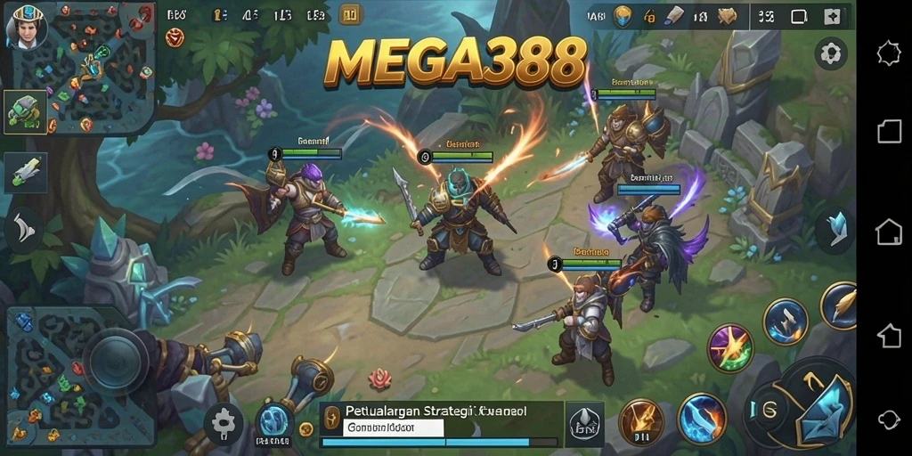 Tampilan menakjubkan gameplay MEGA388 yang penuh strategi.