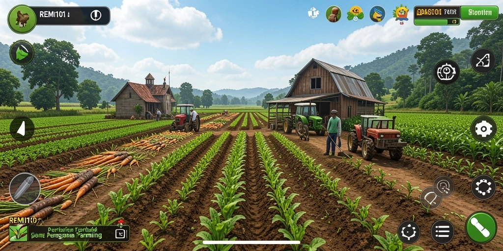 Tampilan gameplay yang menarik dan interaktif dari REMI101.