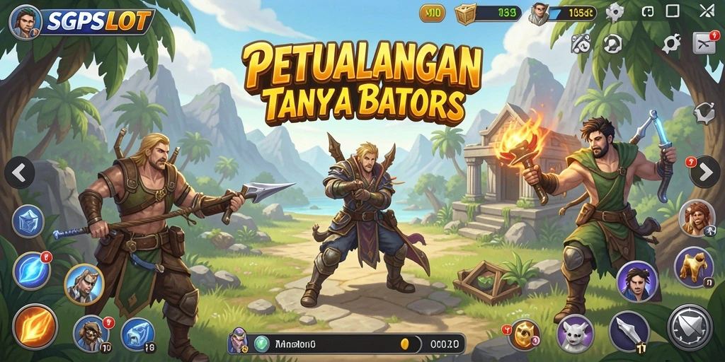 Screenshot gameplay SGPSLOT dalam dunia terbuka yang memukau.