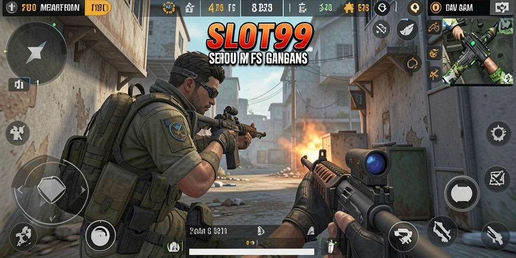 Tampilan gameplay SLOT99 yang menegangkan dan penuh aksi.