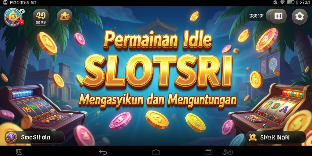 Tampilan utama gameplay SLOTSRI dengan mesin slot yang menarik.