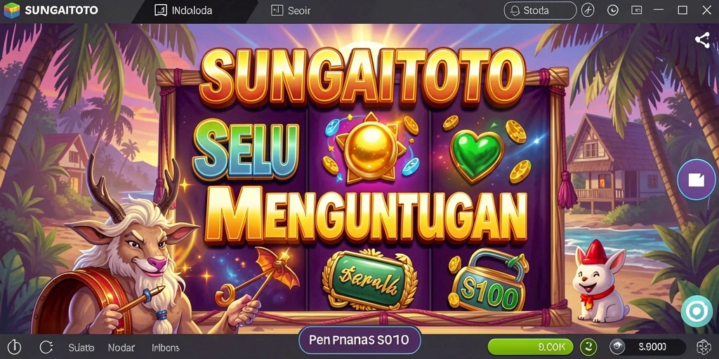 Tampilan gameplay slot seru di SUNGAITOTO.